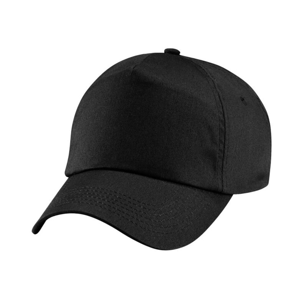 Beechfield Childrens/Kids Original 5 Panel Cap / Black